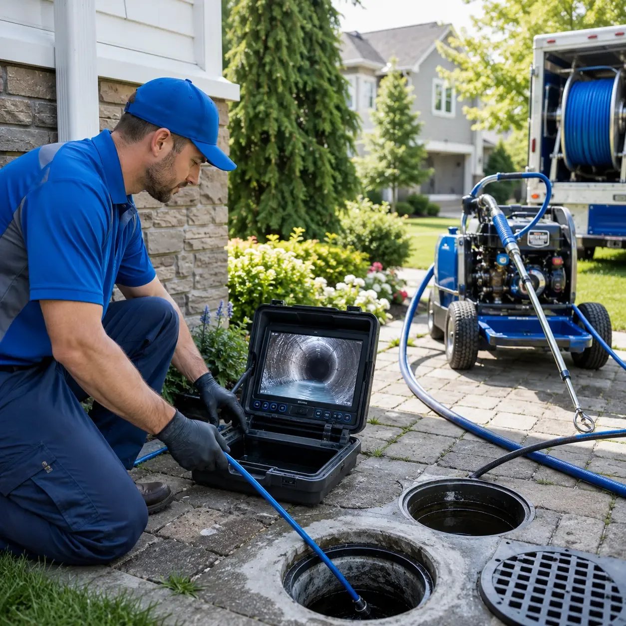 Outdoor drain cleaning professionals serving Coralville, IA
